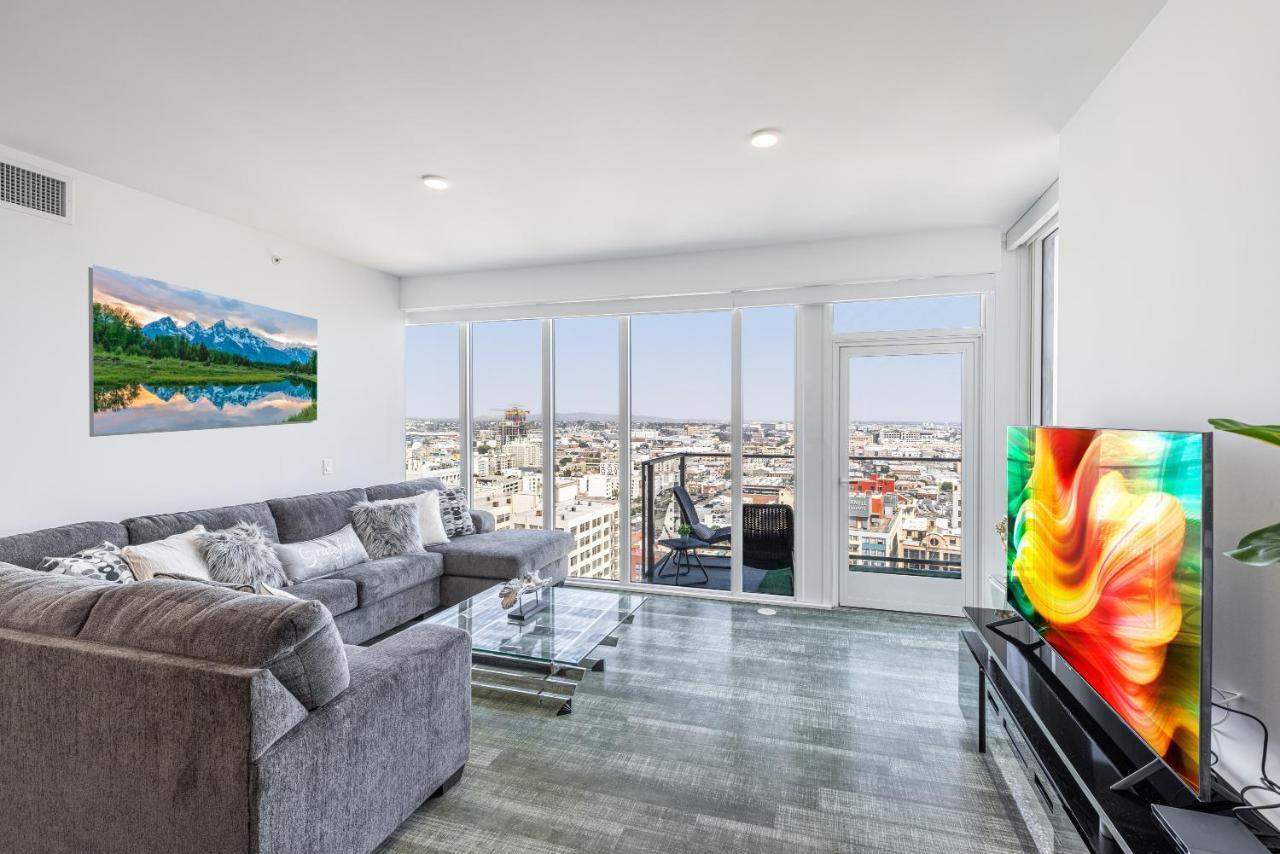 Top Floor High Rise 3 Bed Dtla Skyscraper Penthouse Лос-Анджелес Экстерьер фото