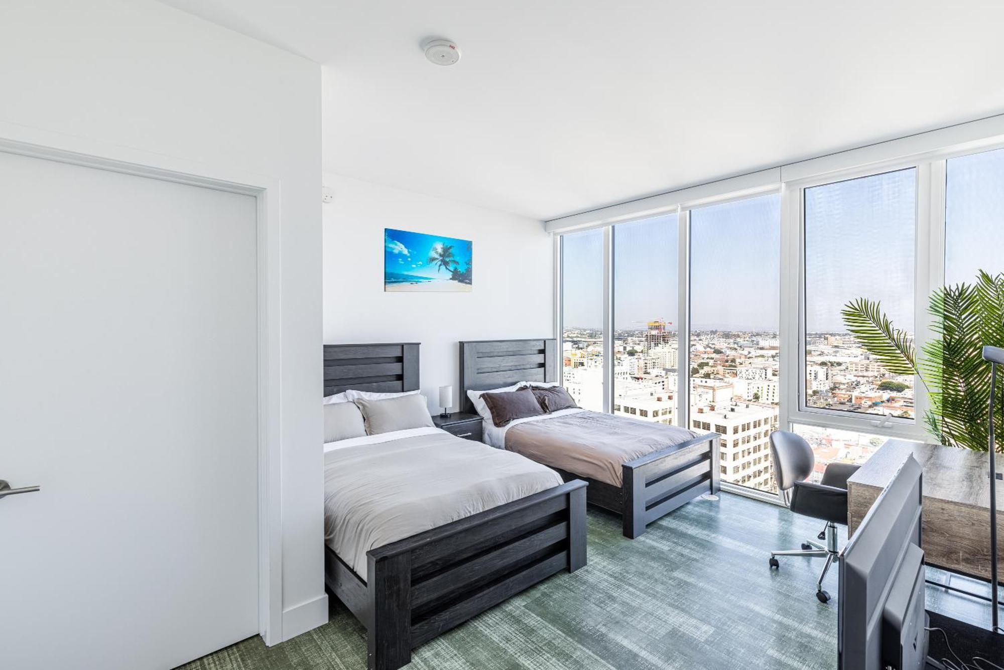 Top Floor High Rise 3 Bed Dtla Skyscraper Penthouse Лос-Анджелес Экстерьер фото