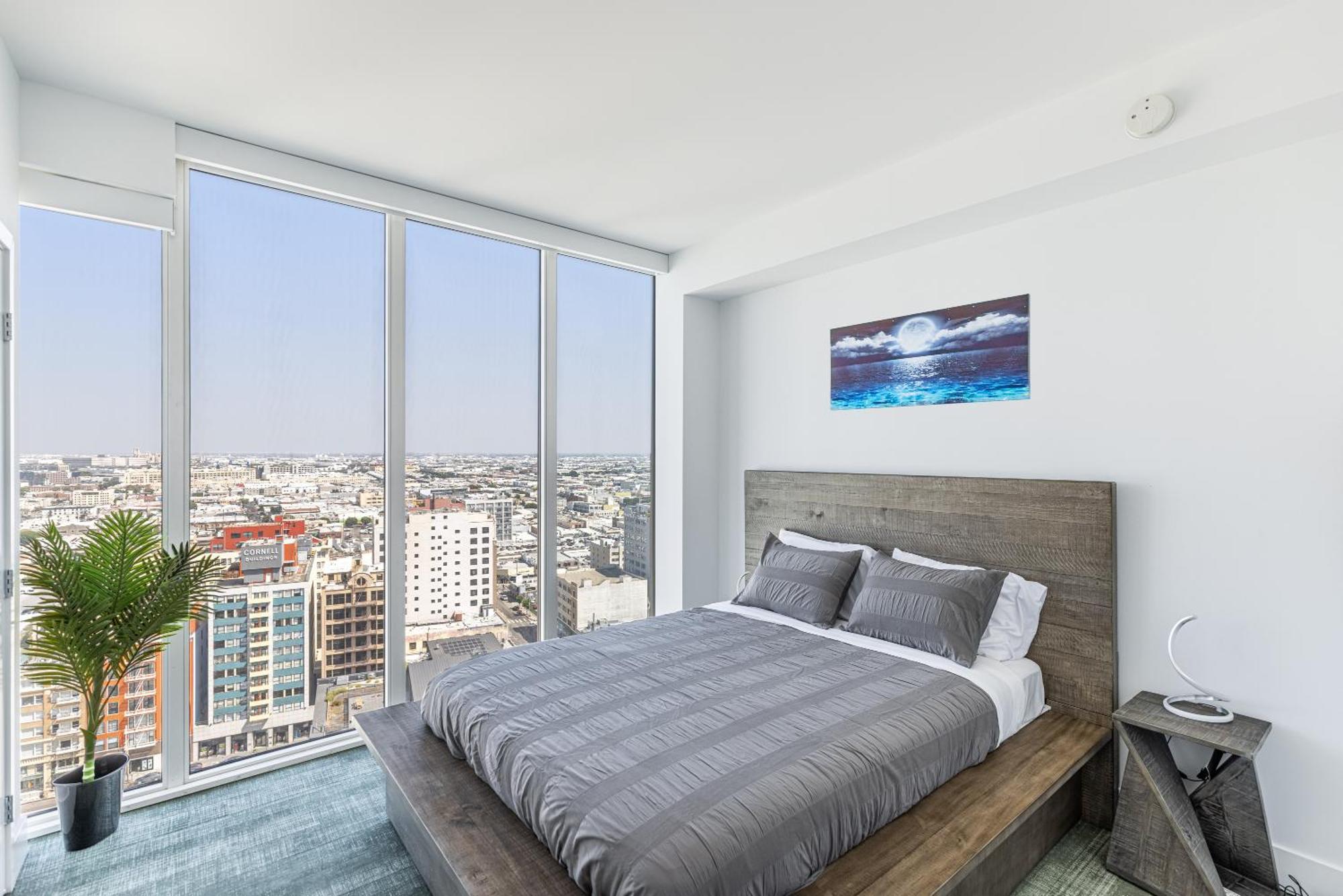 Top Floor High Rise 3 Bed Dtla Skyscraper Penthouse Лос-Анджелес Экстерьер фото